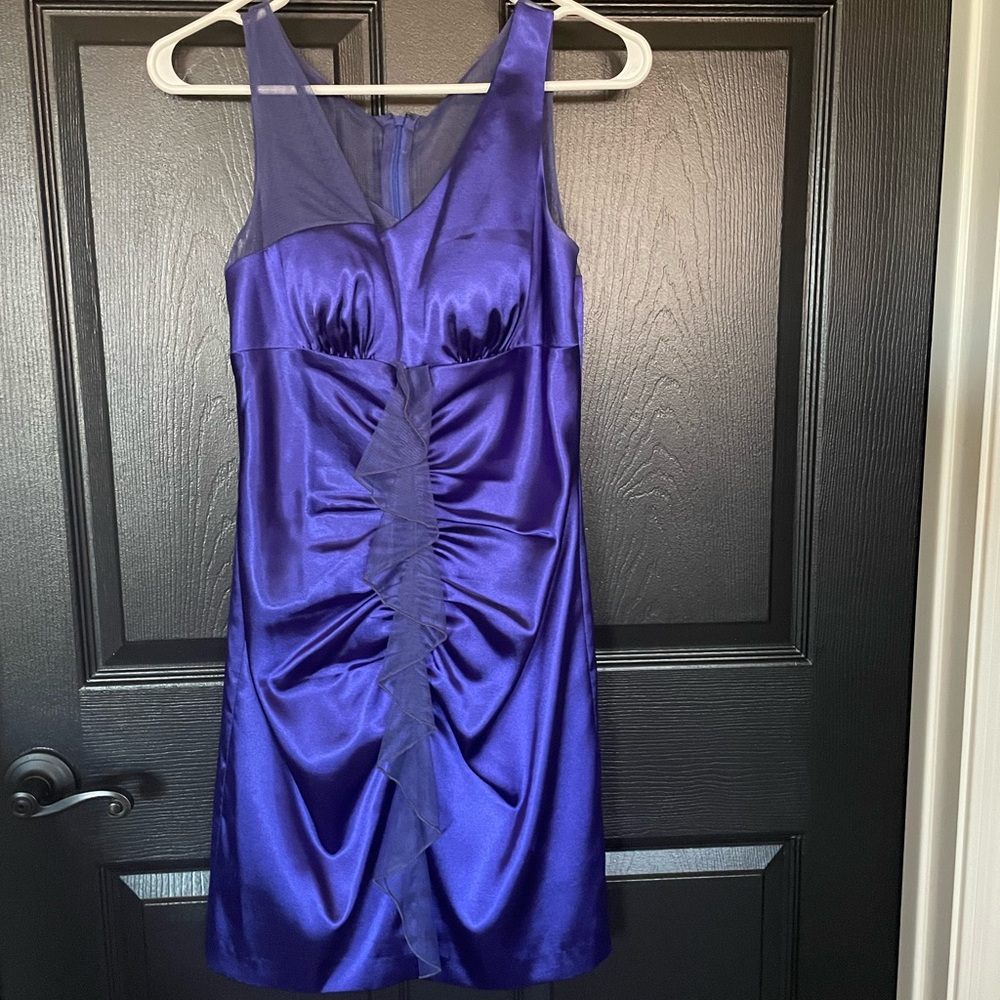 Purple prom dress